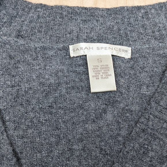 Sarah Spencer Angola Rabbit Hair Pullover Sweater (S) - Picture 6 of 10